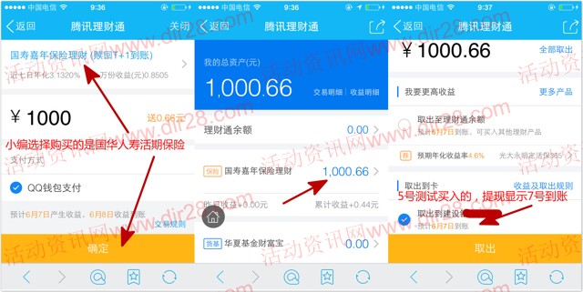 理财通买入(理财通买入后几天有收益)