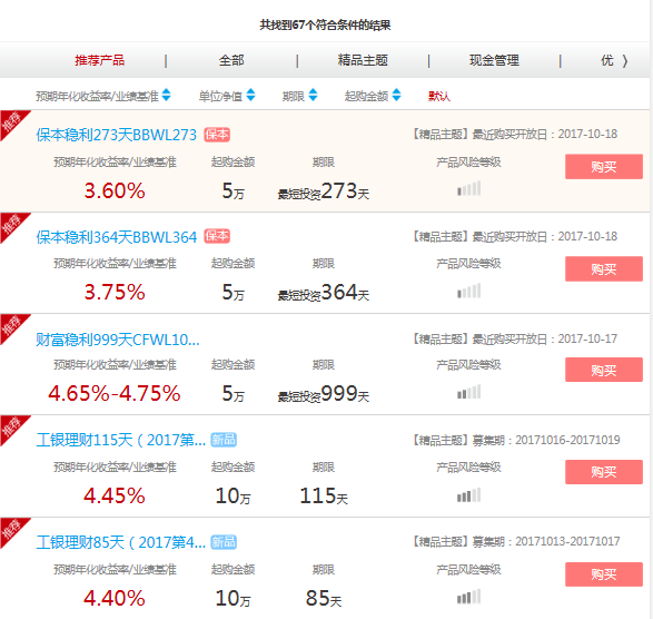 工商银行有什么理财(理财哪个银行利息高又安全)